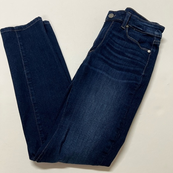 PAIGE Womens Dark Reagan Wash Skyline Skinny Stretch Jeans Size 30 - Picture 1 of 7